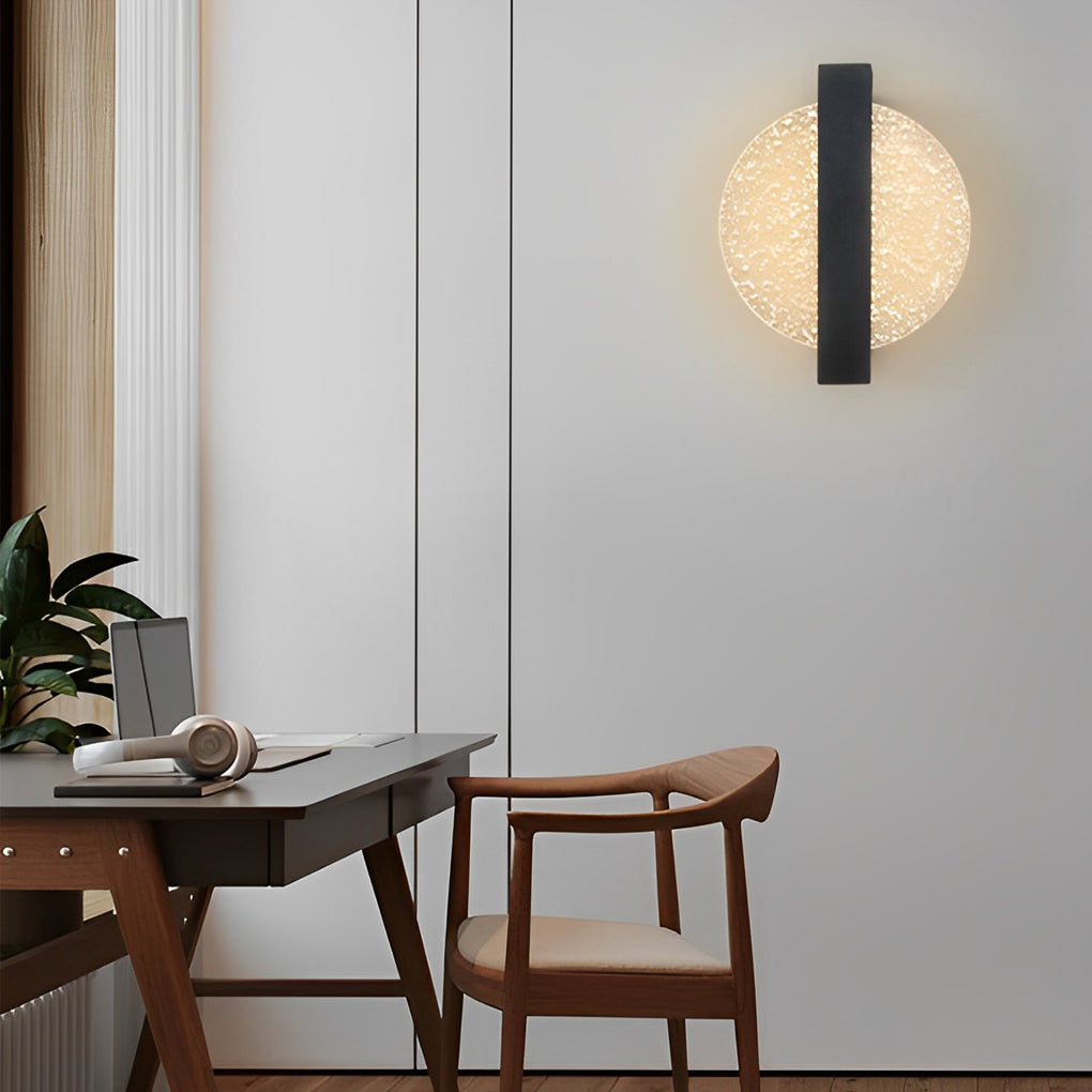 Modern Geometric LED Wall Sconce - Acrylic & Metal Finish