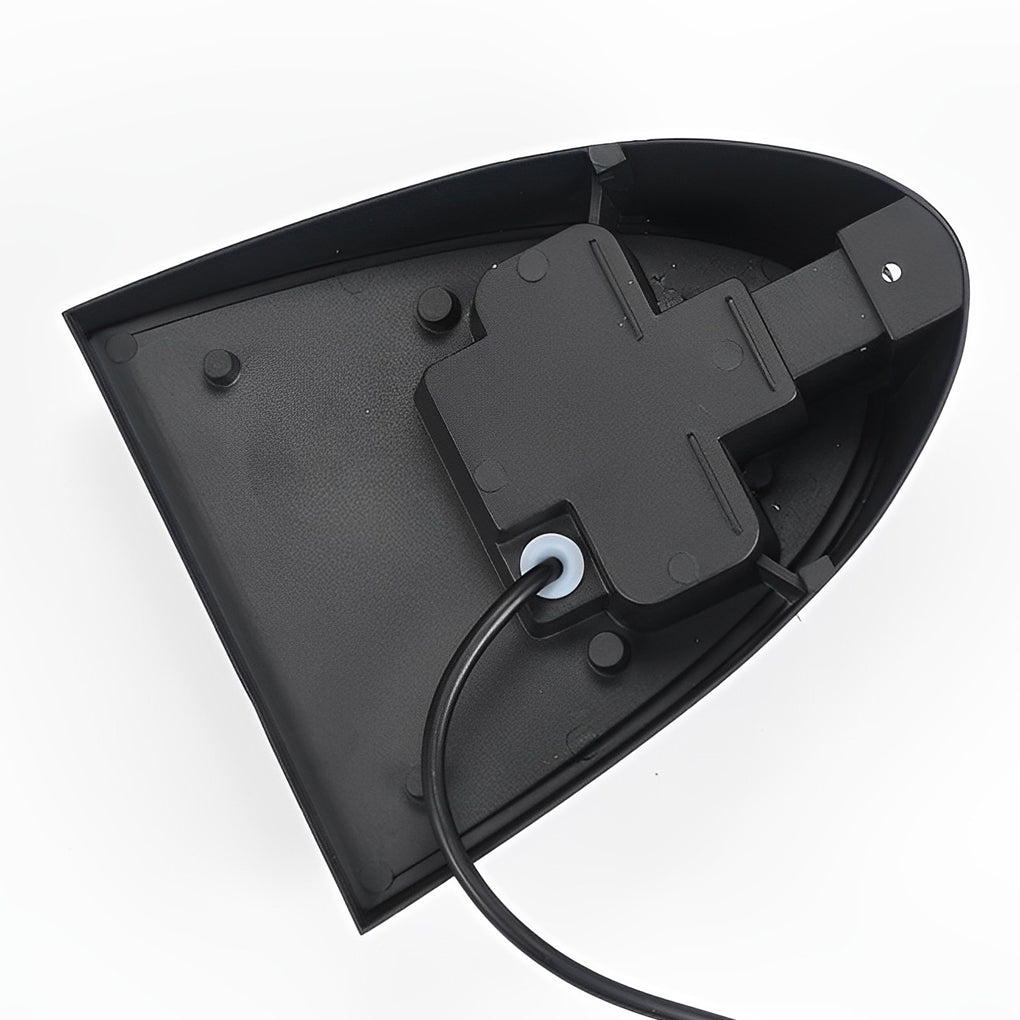Modern Black Aluminum Outdoor Wall Sconce with LED Light