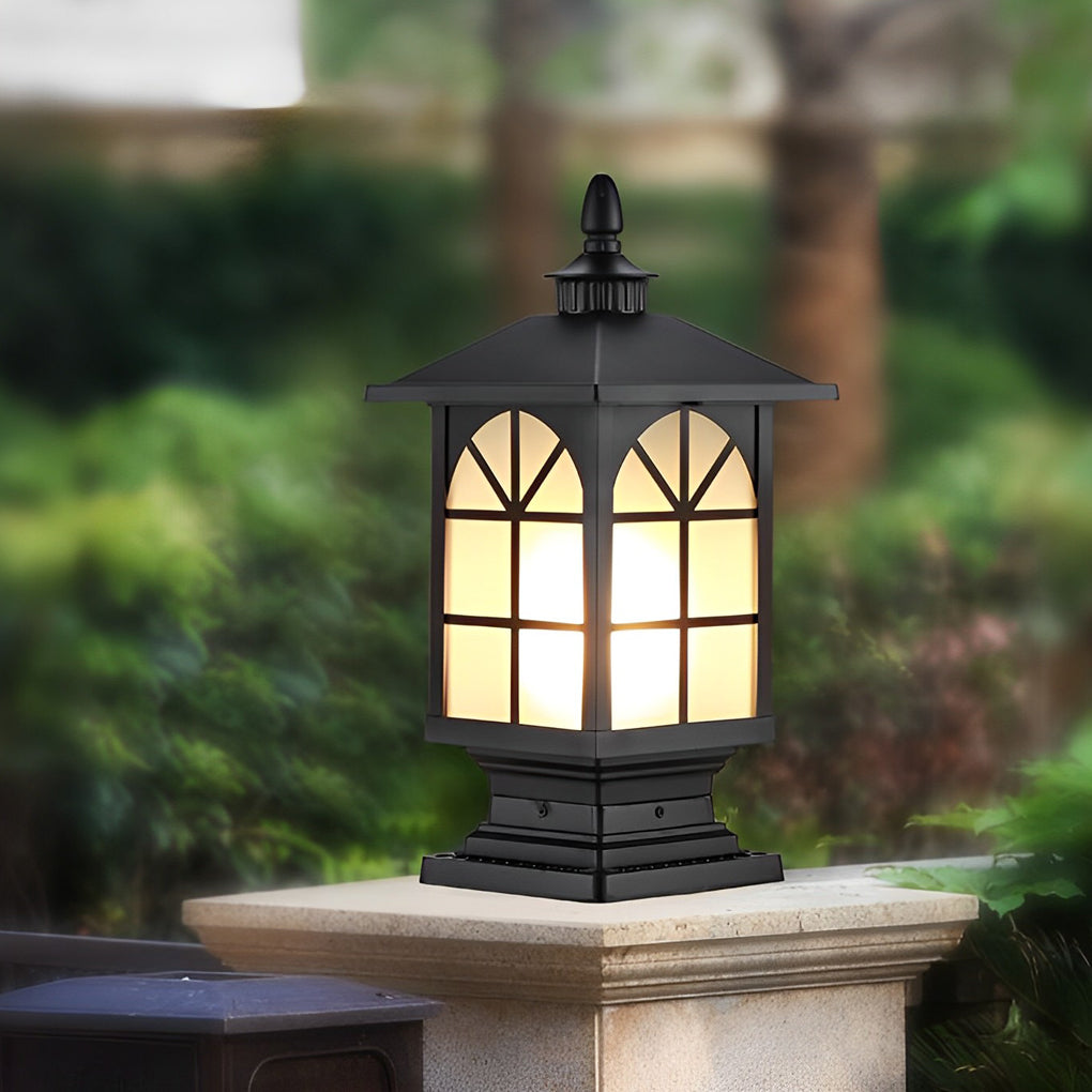 Modern Outdoor Fence Post Light Waterproof Pillar Lamp
