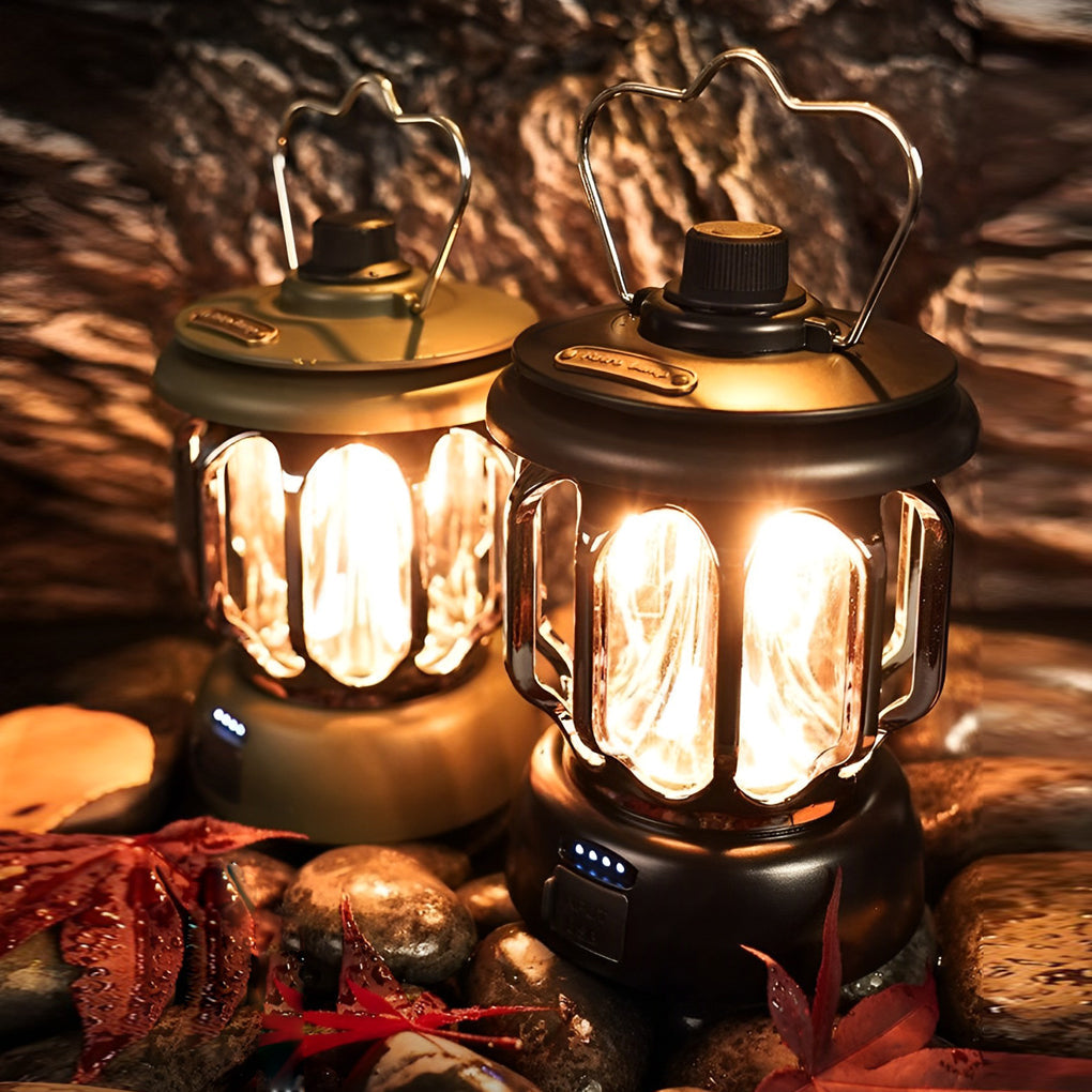 Rechargeable LED Outdoor Lantern with Adjustable Brightness