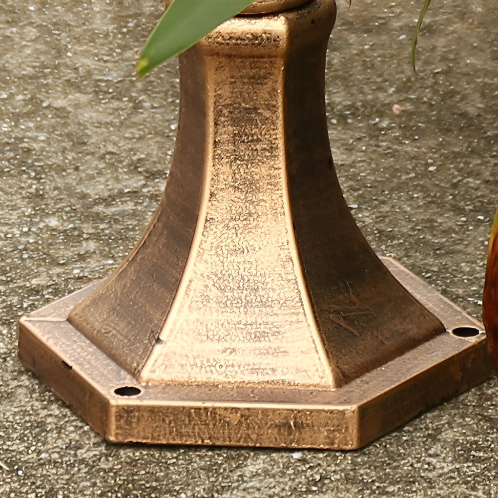 Industrial Outdoor Pathway Light Die-Cast Aluminum Glass Lamp