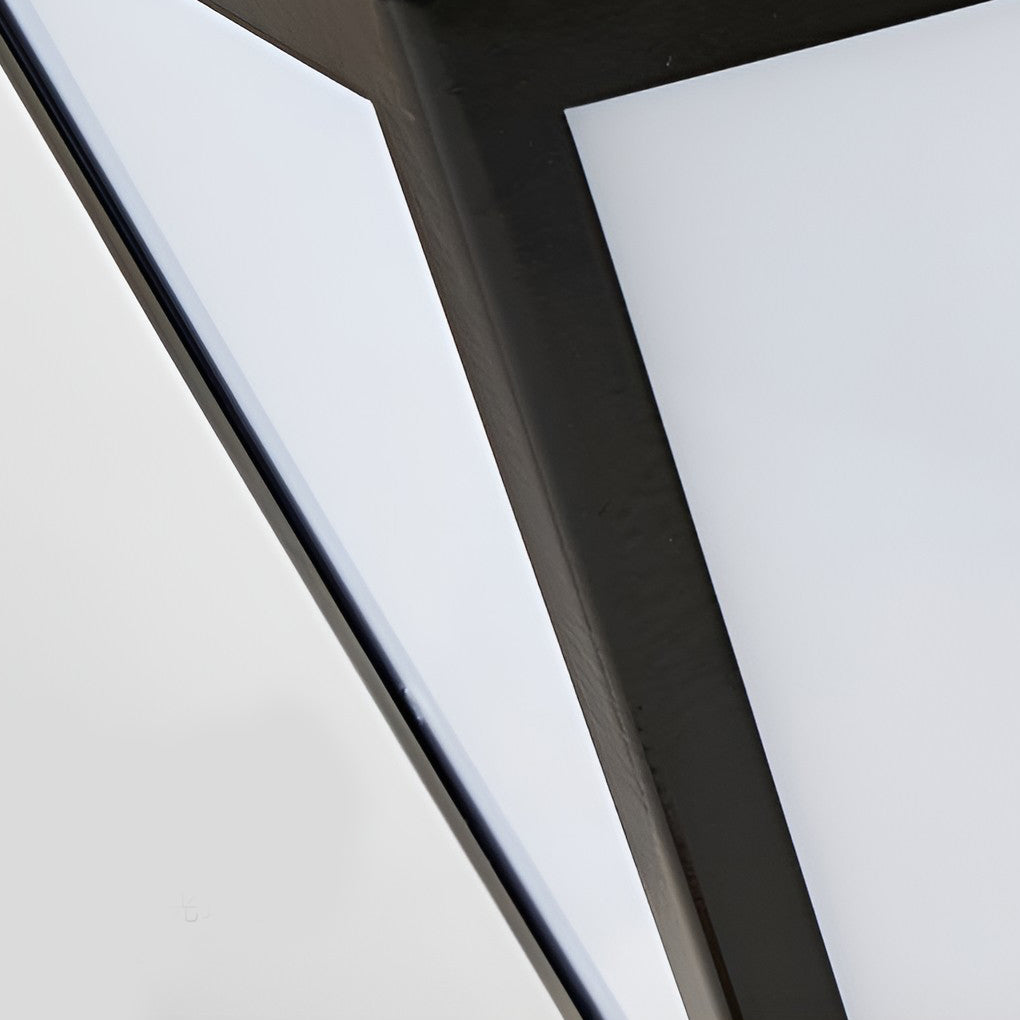 Solar LED Pathway Post Light - Modern Outdoor Landscape Lighting