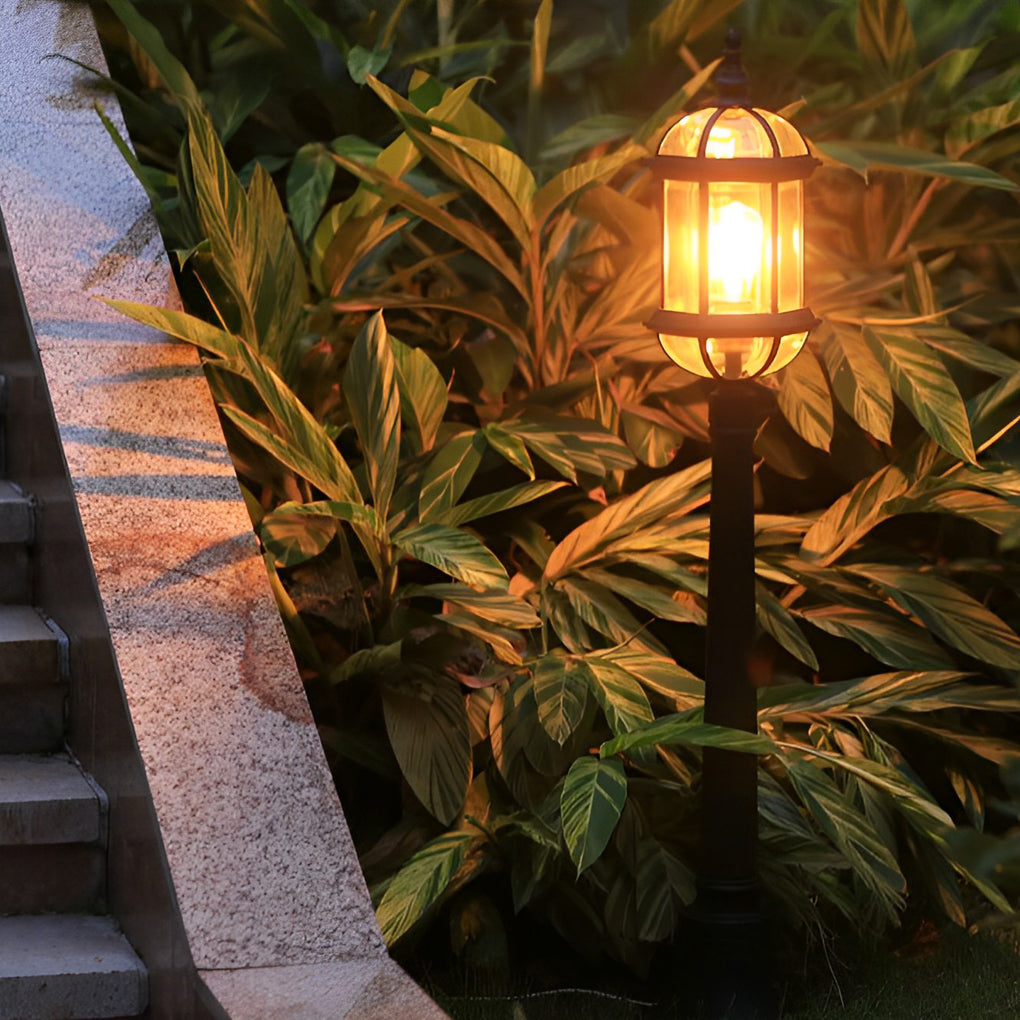Vintage Golden LED Outdoor Pathway Light | European Lawn Lamp