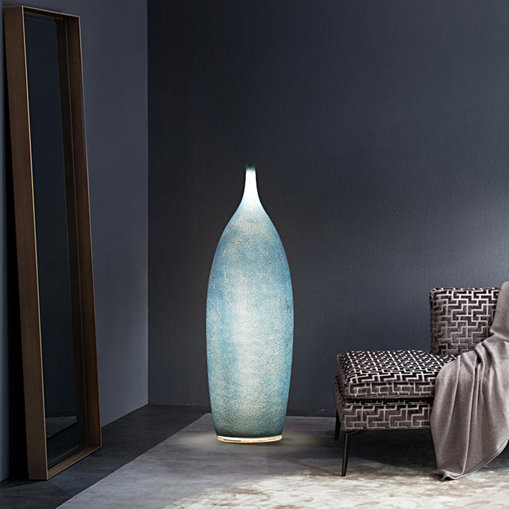 Modern Resin Droplet LED Outdoor Floor Lamp