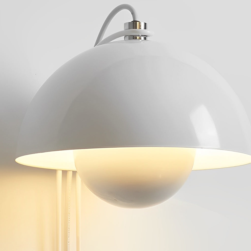 Modern Circular Wall Sconce with Three-Step Dimming - Iron Finish