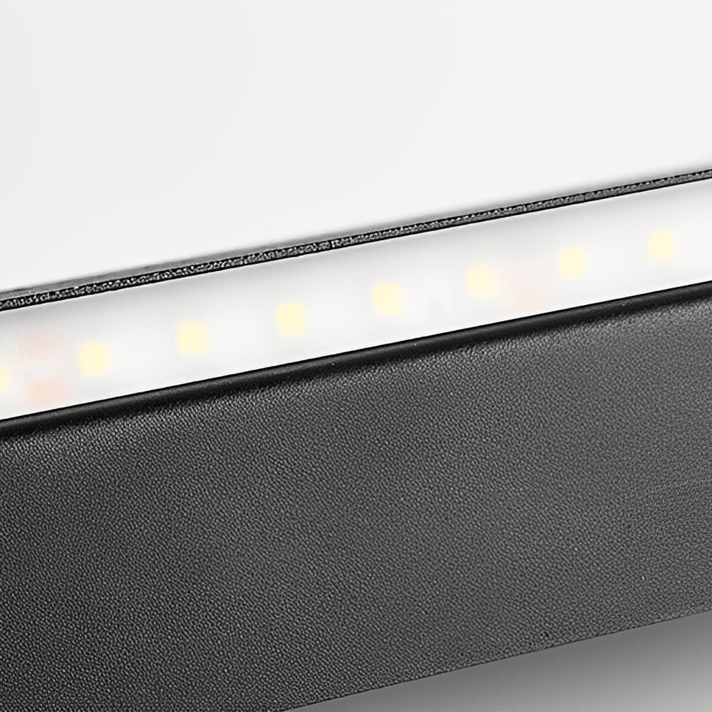 Modern Rectangular LED Wall Light with Up-Down Lighting