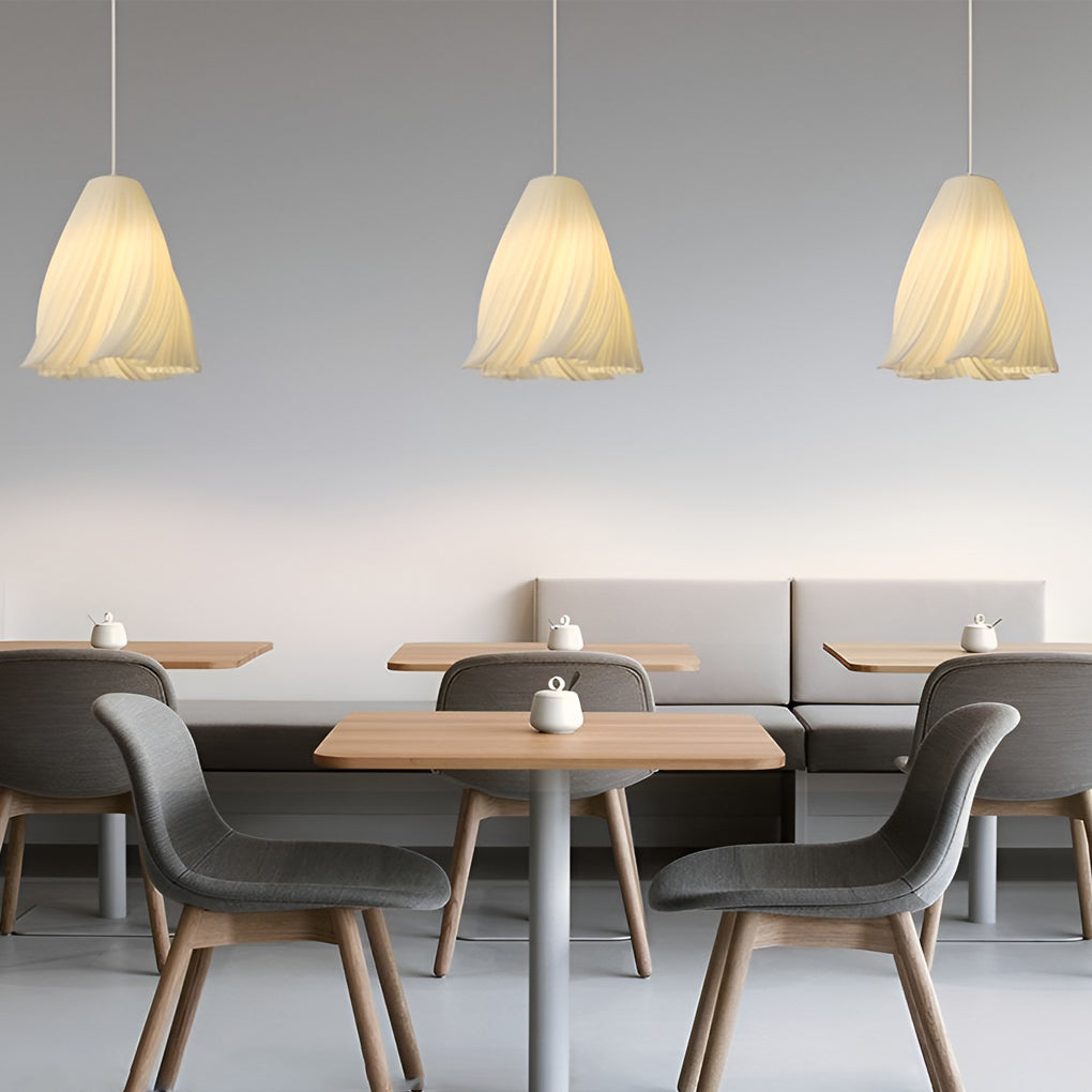 Modern 3D Printed Pendant Light – Nordic Sculptural Design – 16W