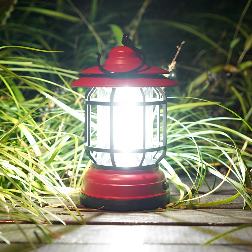 Rechargeable LED Outdoor Lantern with Adjustable Brightness