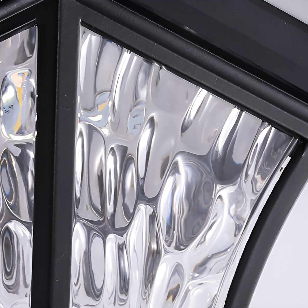 Solar LED Outdoor Wall Sconce with Touch Switch – Waterproof