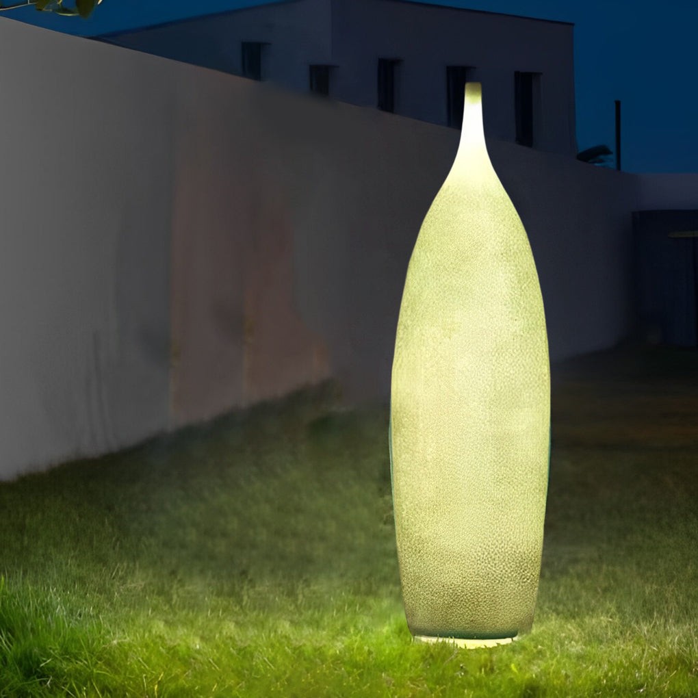 Modern Resin Droplet LED Outdoor Floor Lamp