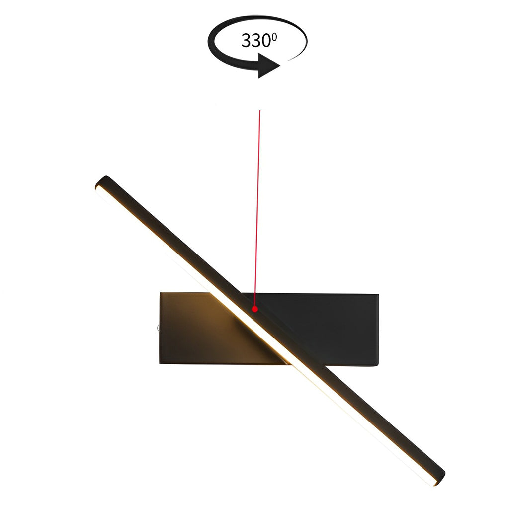 Modern Rotatable LED Bar Wall Light – Adjustable Aluminum Sconce