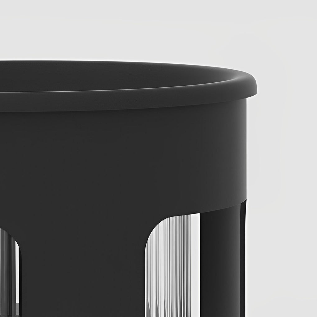 Solar-Powered LED Outdoor Table Lamp with Under-Table Glow