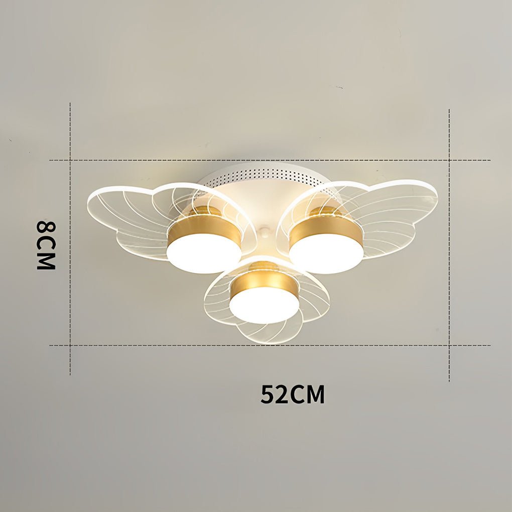 Nordic Flower Acrylic LED Flush Mount Ceiling Light