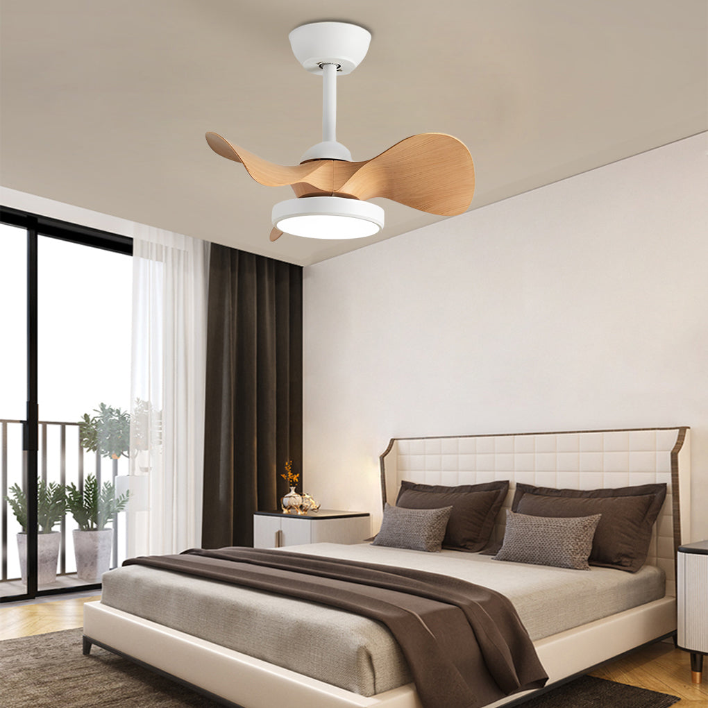 Modern LED Ceiling Fan Light with Remote - 3 Blade Dimmable