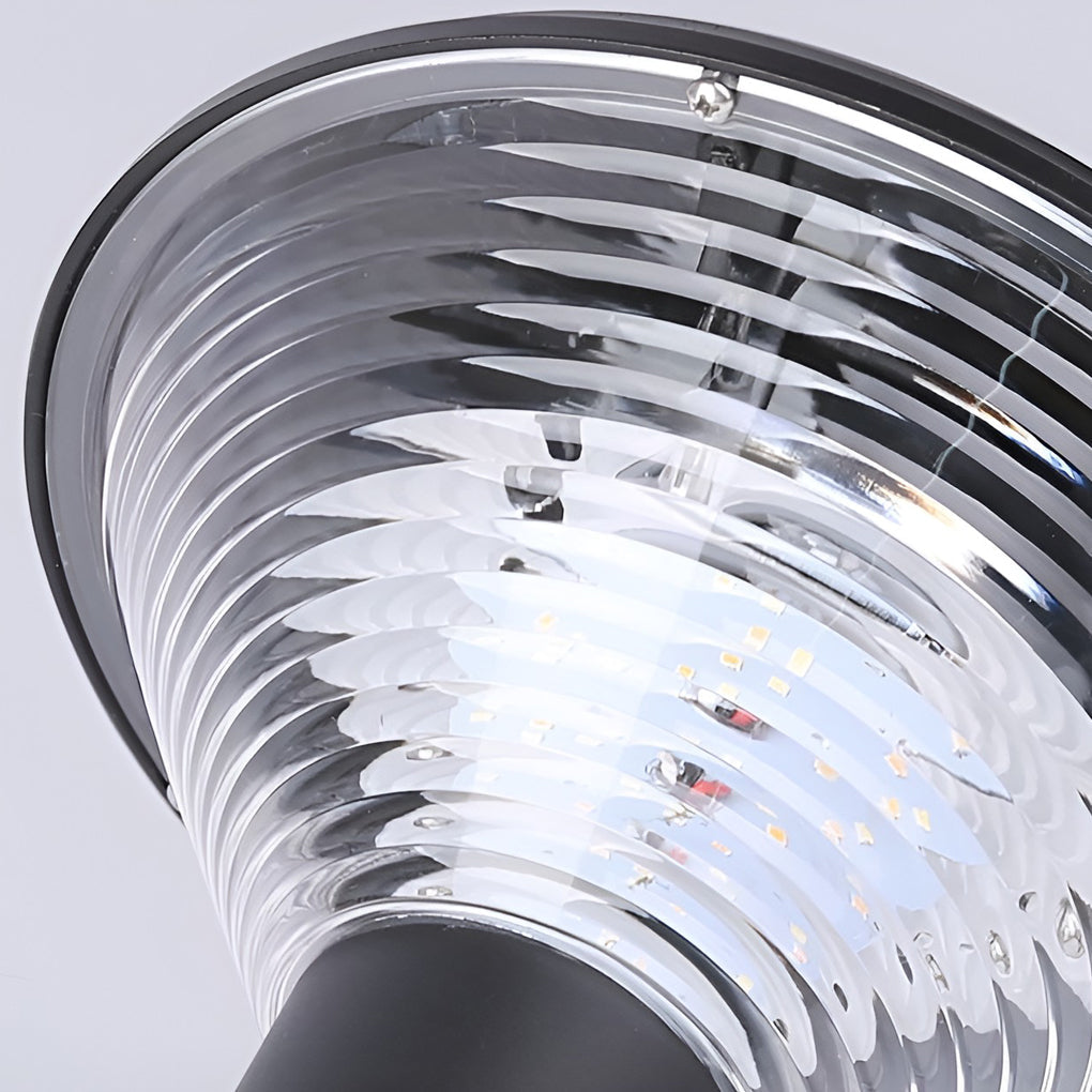 Solar Fence Post Light with Remote Control & Light Sensor
