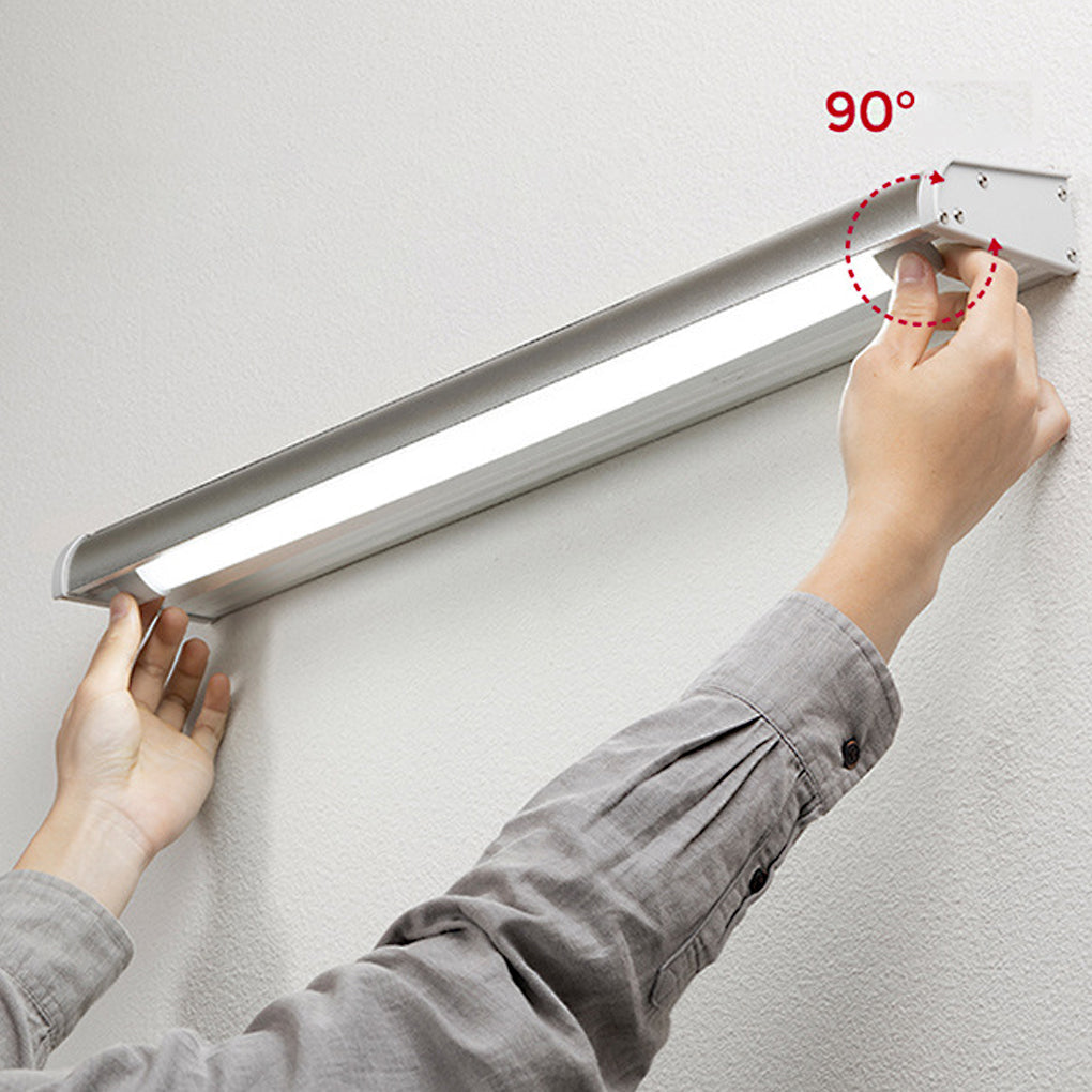 Adjustable Solar LED Wall Light with Rotating Head - Aluminum