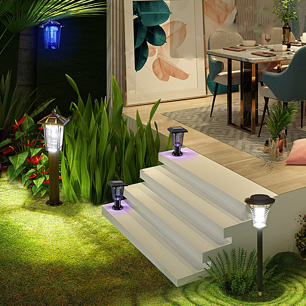 Solar Mosquito Killer Garden Lamp with Dual Lighting Modes