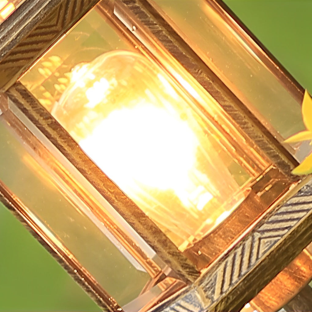 Vintage Golden LED Outdoor Pathway Light | European Lawn Lamp