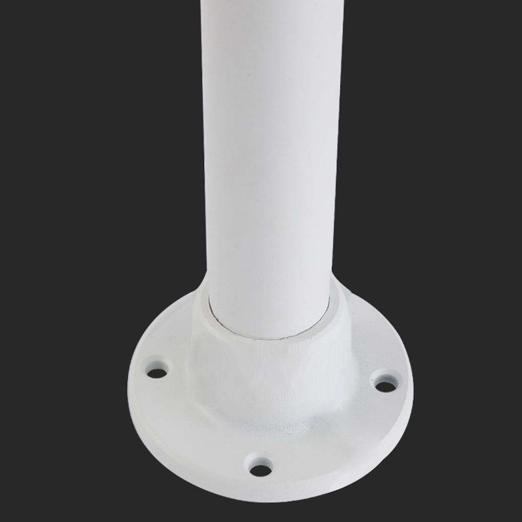 Modern Outdoor Floor Lamp with Rotating Slats & IP65 Waterproof