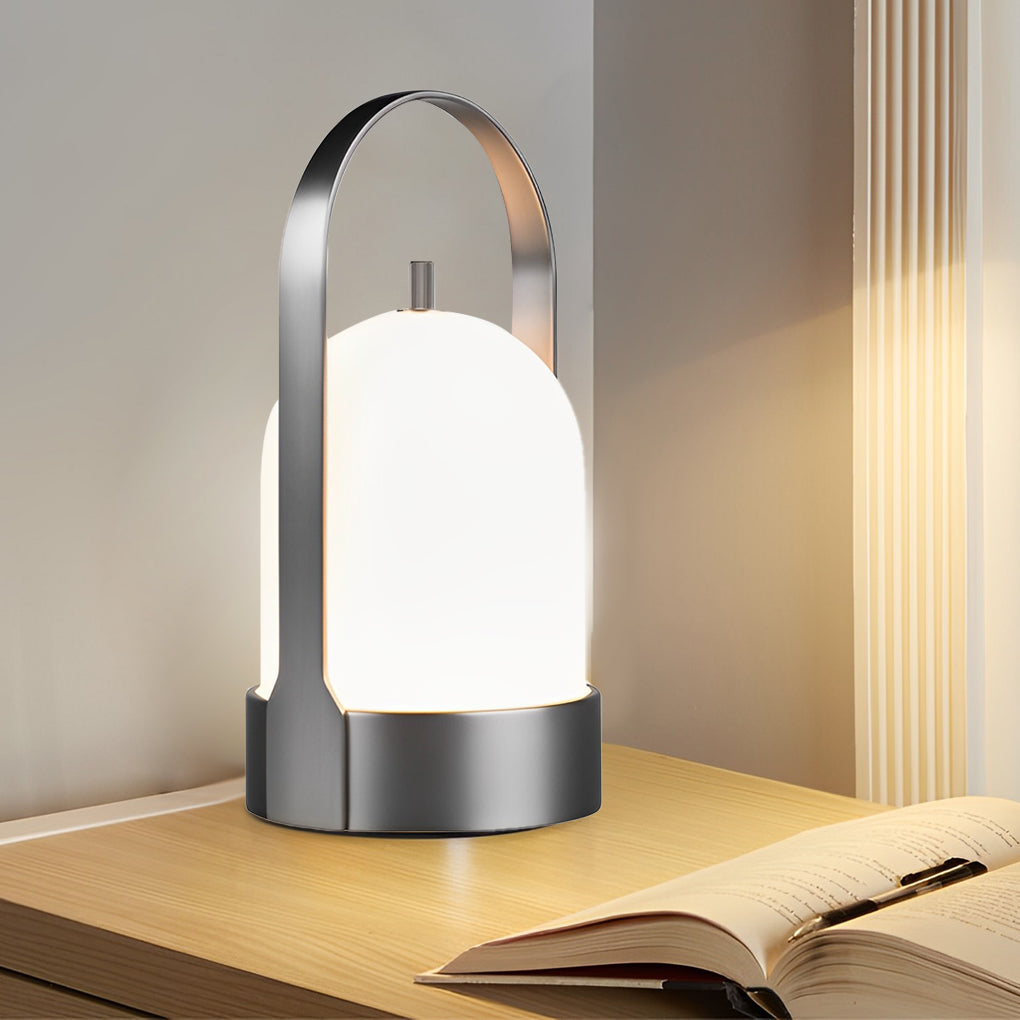 Portable LED Lantern Table Lamp with Dimmable Warm Light