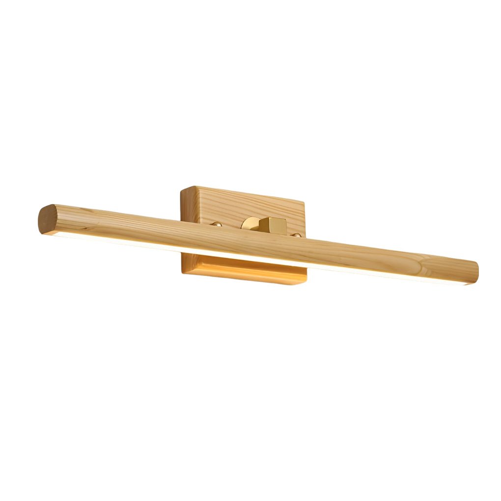 Rotatable Wood LED Bathroom Vanity Light 15" 23" 35"