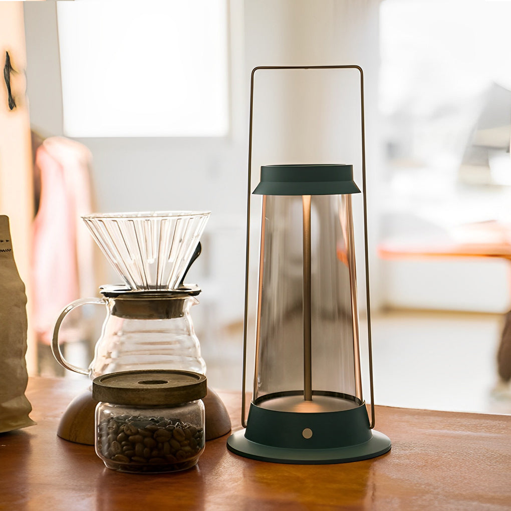 Portable LED Rechargeable Touch Dimming Waterproof Outdoor Lantern