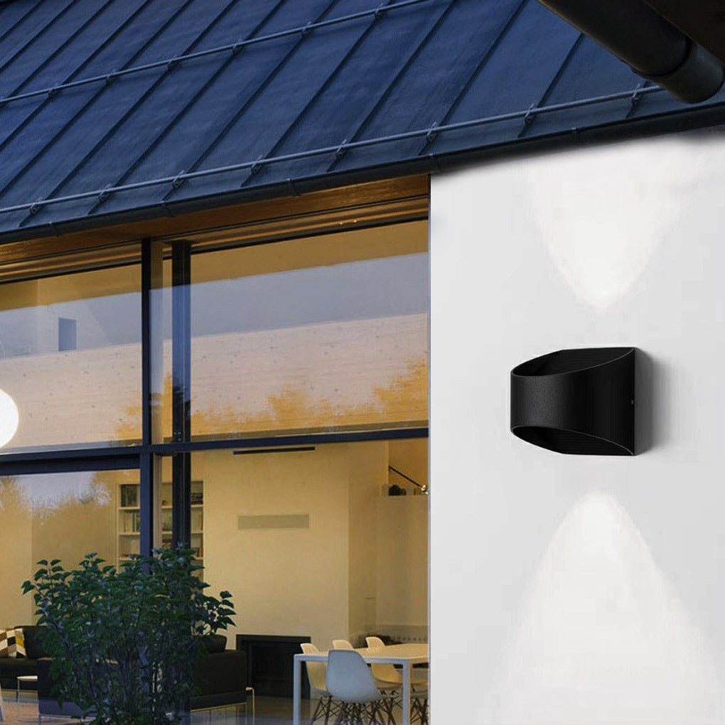 Modern LED Aluminum Waterproof Outdoor Wall Light Up Down Lighting