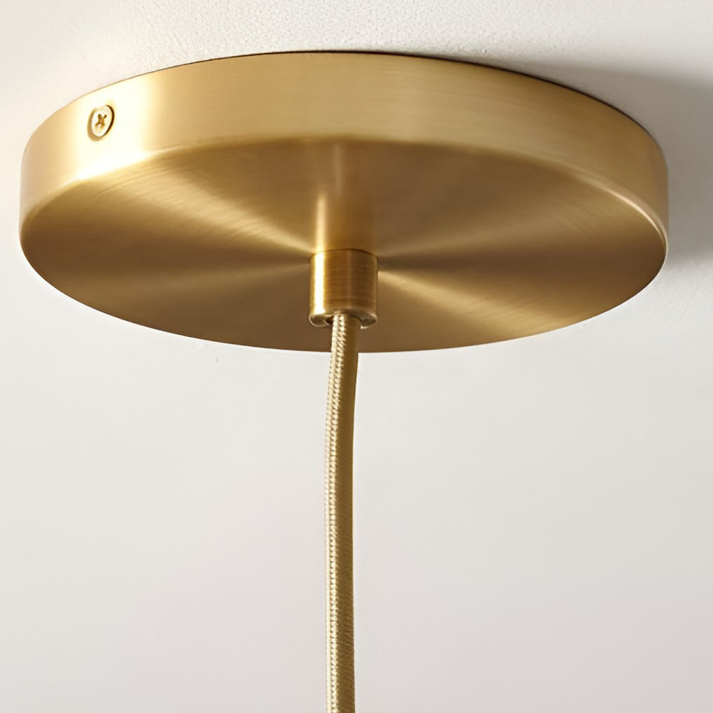 Modern Globe Glass Pendant Light Industrial Single Ceiling Fixture