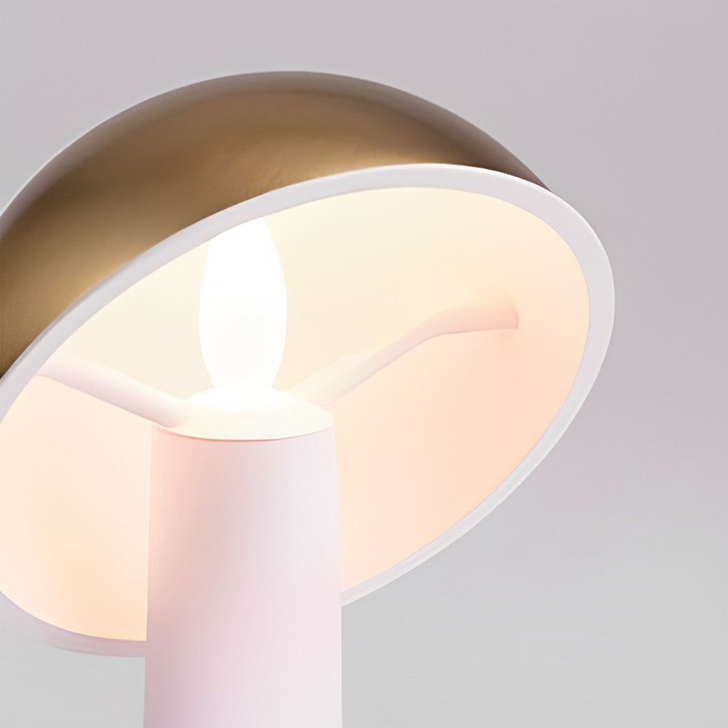 Cordless Touch Control Tiltable Mushroom Table Lamp