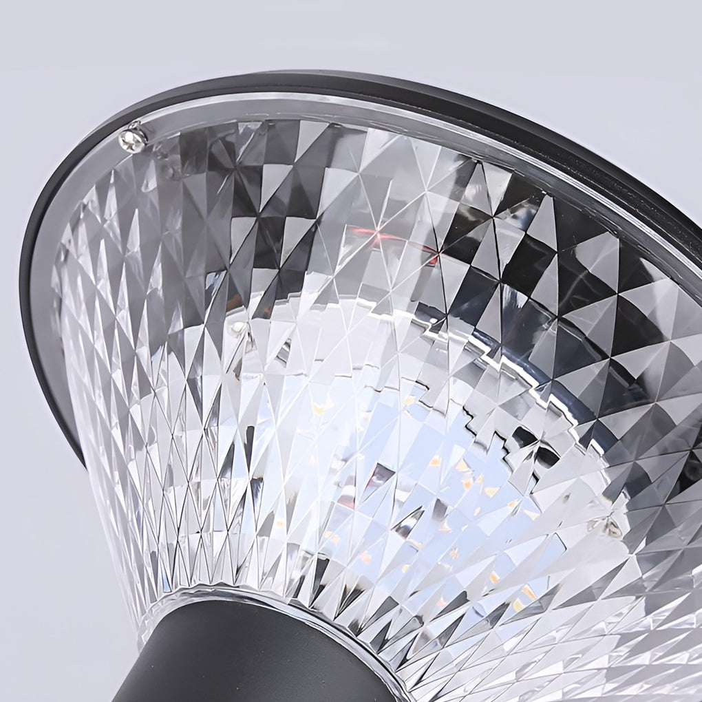 Solar Fence Post Light with Remote Control & Light Sensor