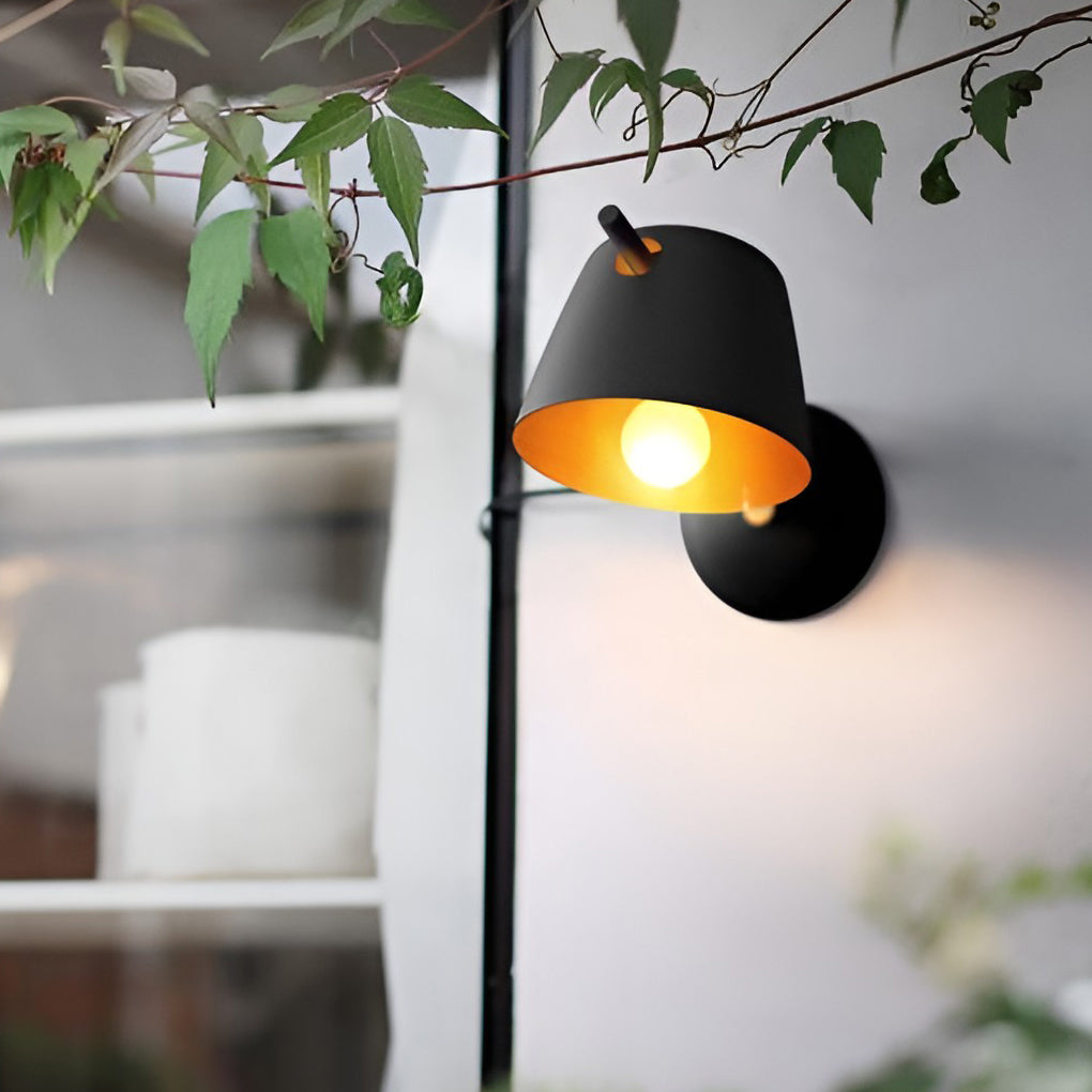 Modern Matte Metal Wall Sconce - Nordic Hat Design Lighting