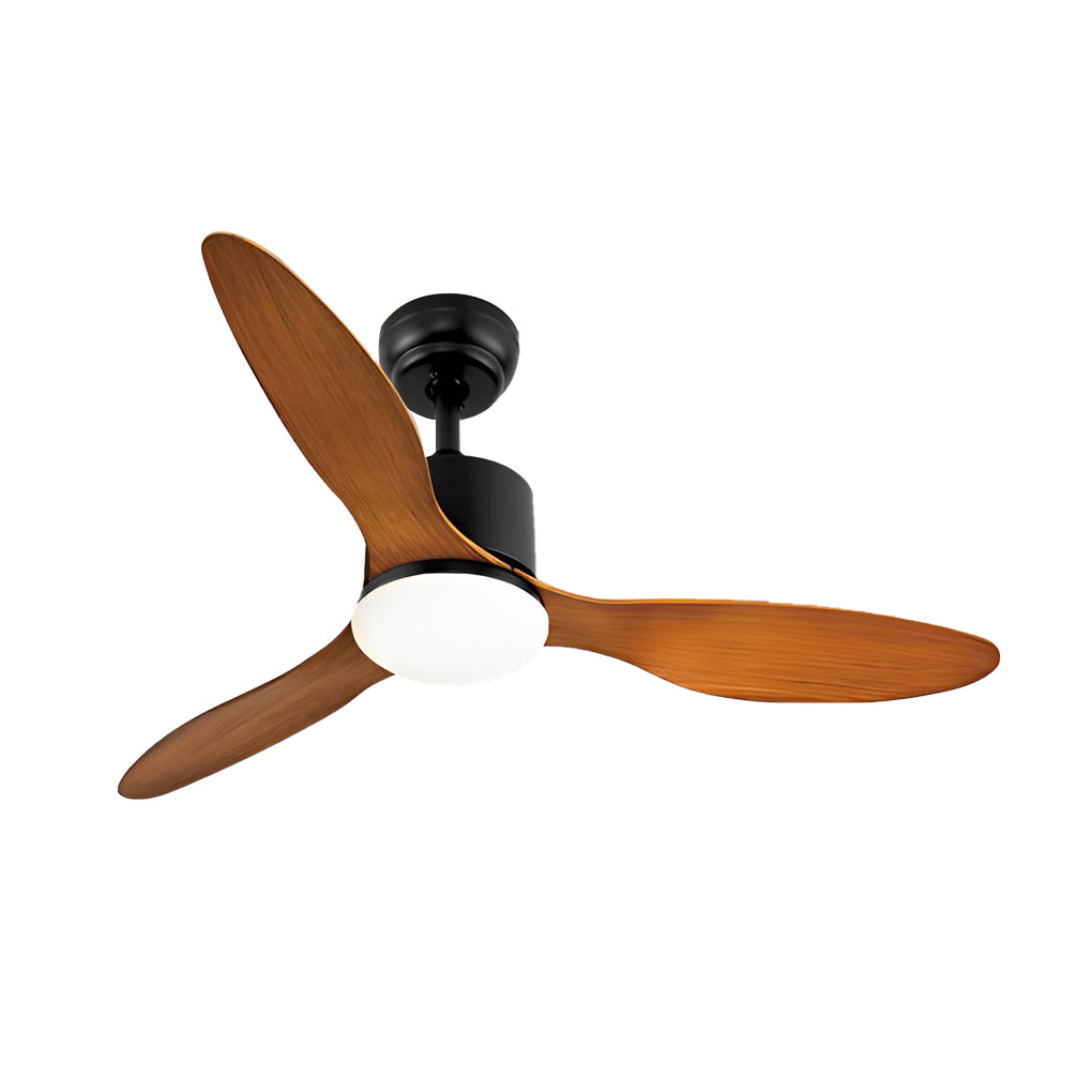 3-Blade Dimmable Ceiling Fan Light with Remote Control