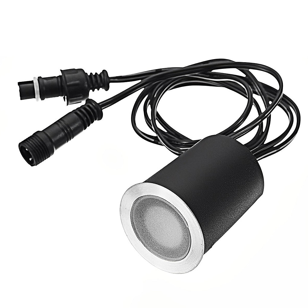 LED Recessed Deck Step Lights 16-Pack Weatherproof Outdoor Kit