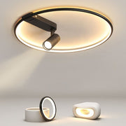 16" Dimmable Flush Mount Spotlight with Adjustable Track Lights