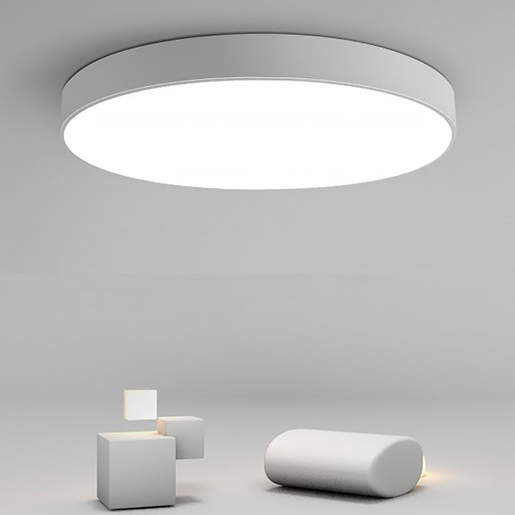 16" Round Dimmable Flush Mount LED Ceiling Light with Remote