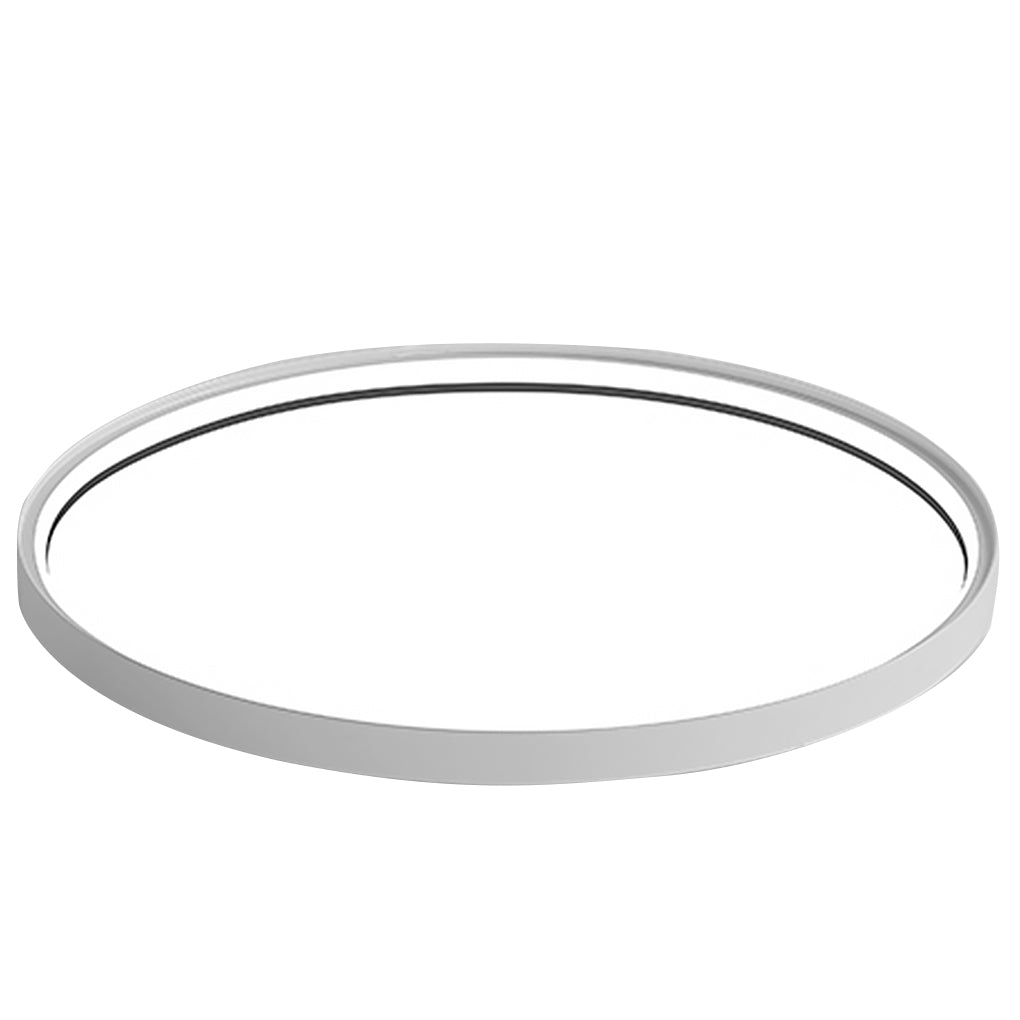 16" LED Acrylic Circle Flush Mount Ceiling Light with Edge Handle