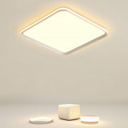 16" Square Modern Flush Mount LED Ceiling Light with Remote