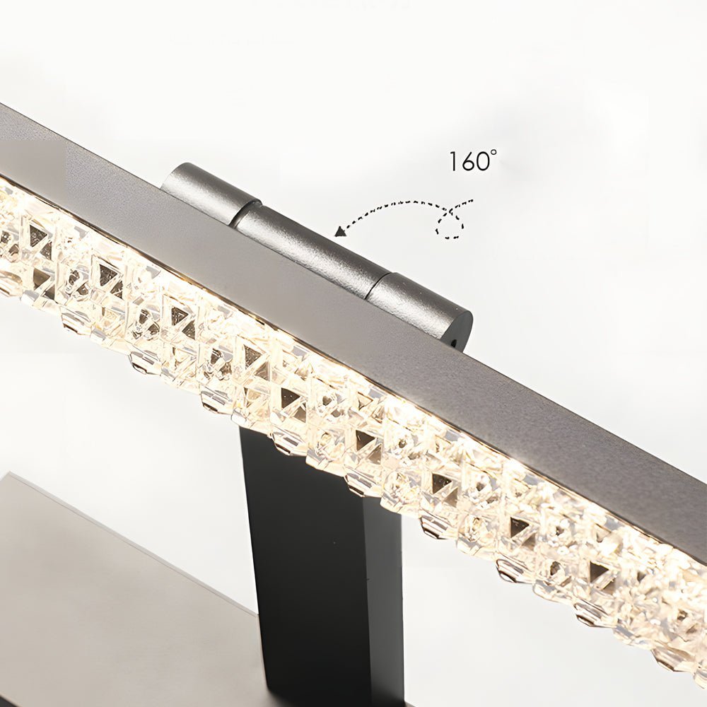 Adjustable LED Bathroom Vanity Light with Acrylic Shade
