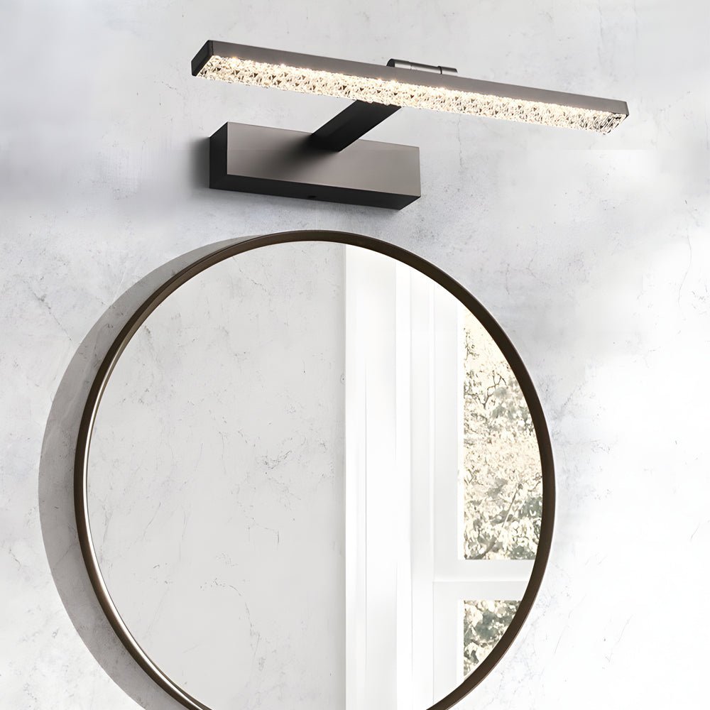 Adjustable LED Bathroom Vanity Light with Acrylic Shade