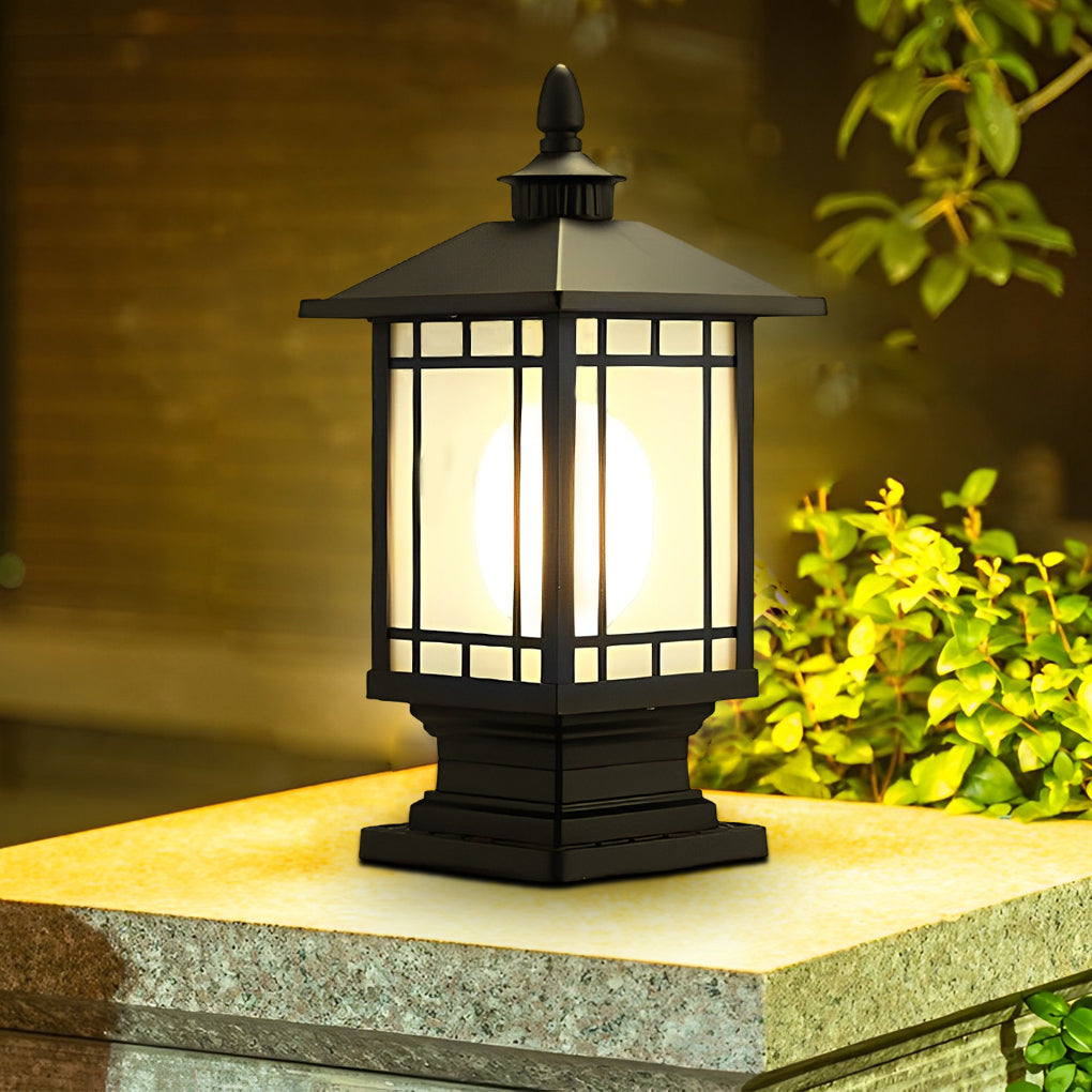 Modern Outdoor Fence Post Light Waterproof Pillar Lamp