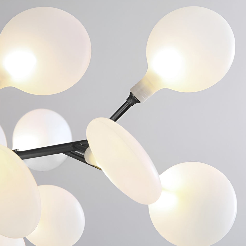Branch Design Modern Chandelier with Acrylic Shades