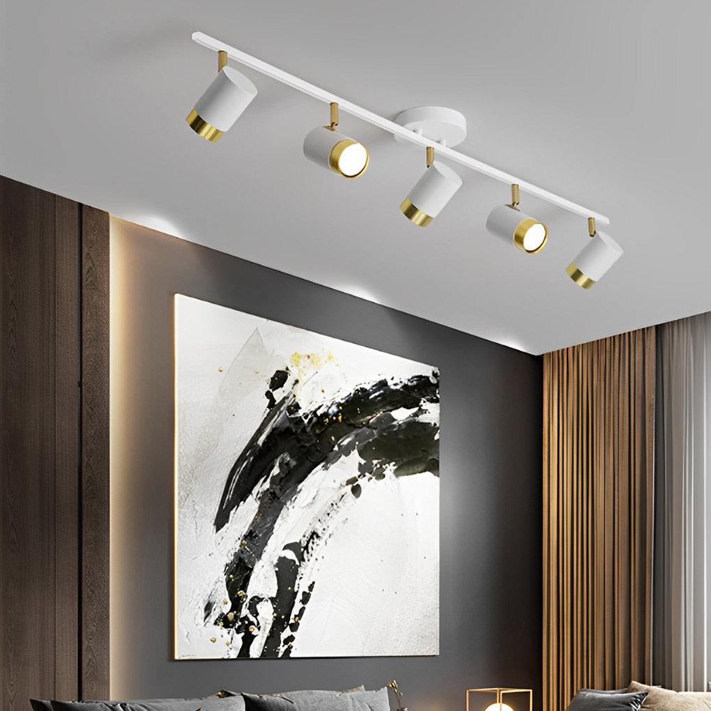 Adjustable Track Spotlight - 3/4/5 Lights GU10 LED Surface Mount