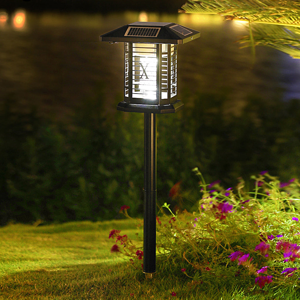 Solar Mosquito Killer Garden Lamp with Dual Lighting Modes