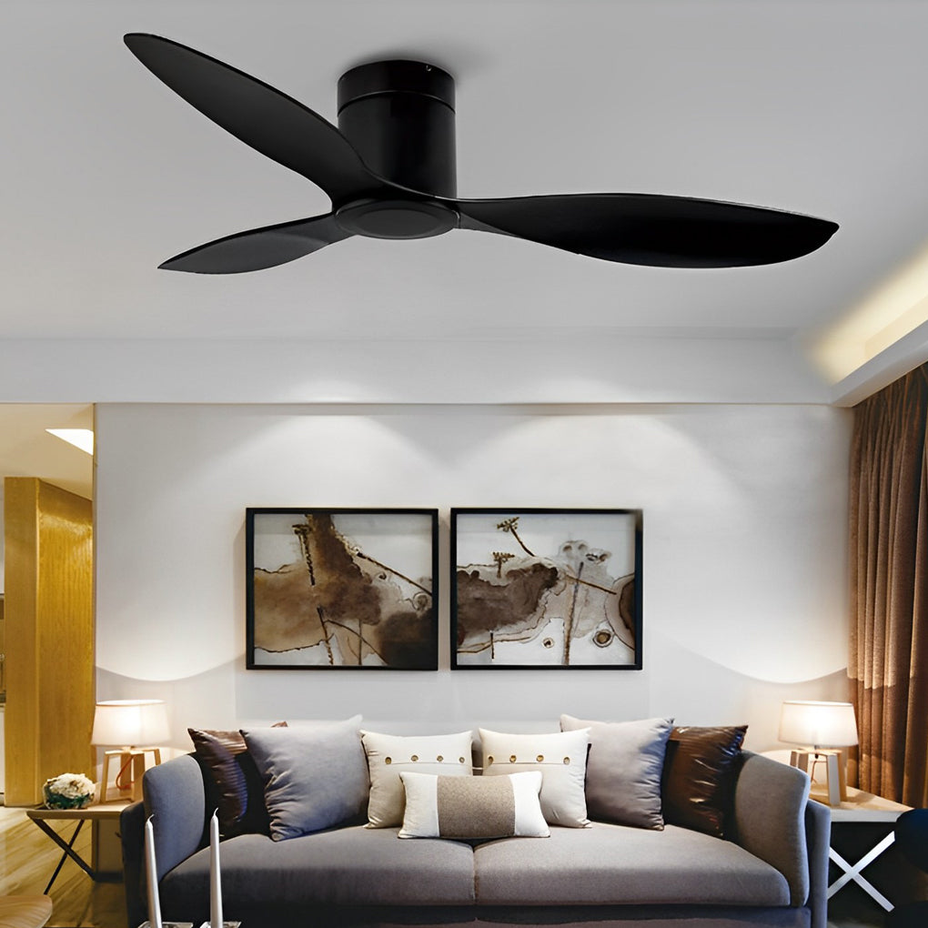 3-Blade Dimmable Ceiling Fan Light with Remote Control