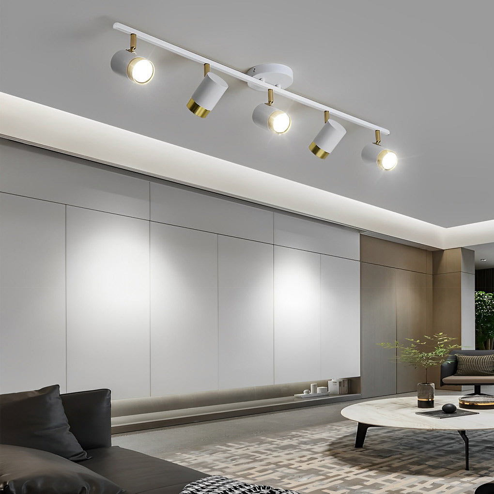 Adjustable Track Spotlight - 3/4/5 Lights GU10 LED Surface Mount