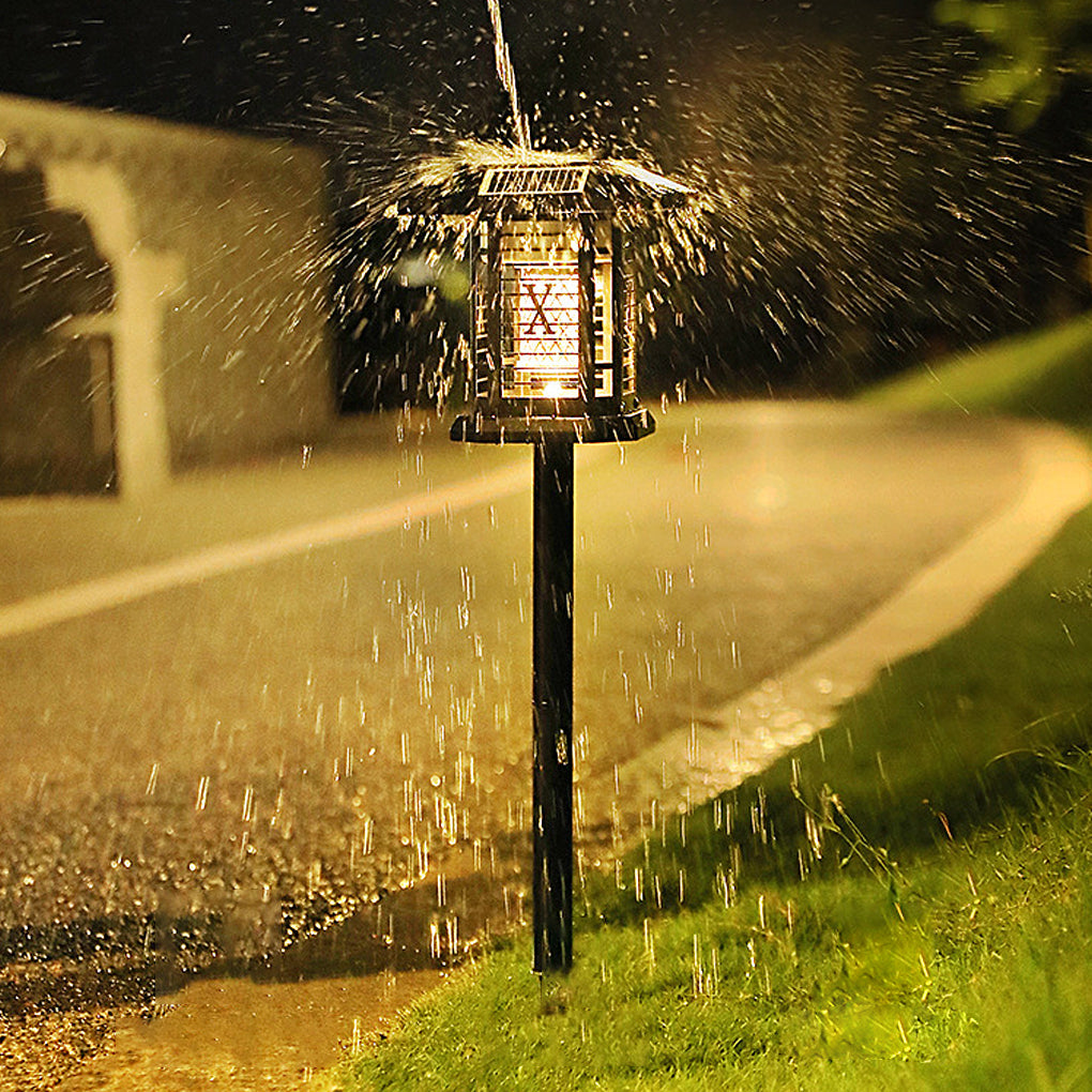 Solar Mosquito Killer Garden Lamp with Dual Lighting Modes