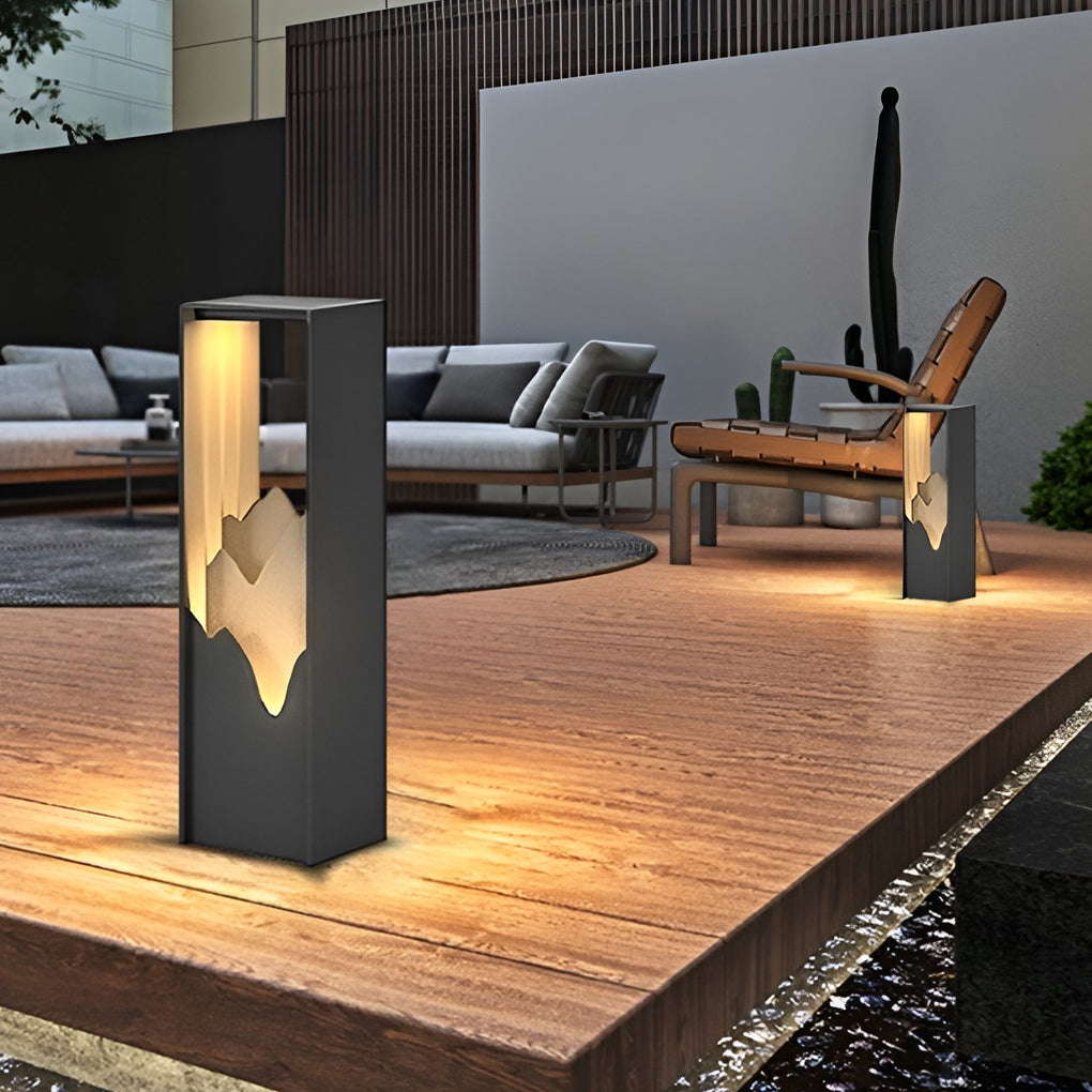 LED Mountain Scenery Path Light – Waterproof Outdoor Landscape
