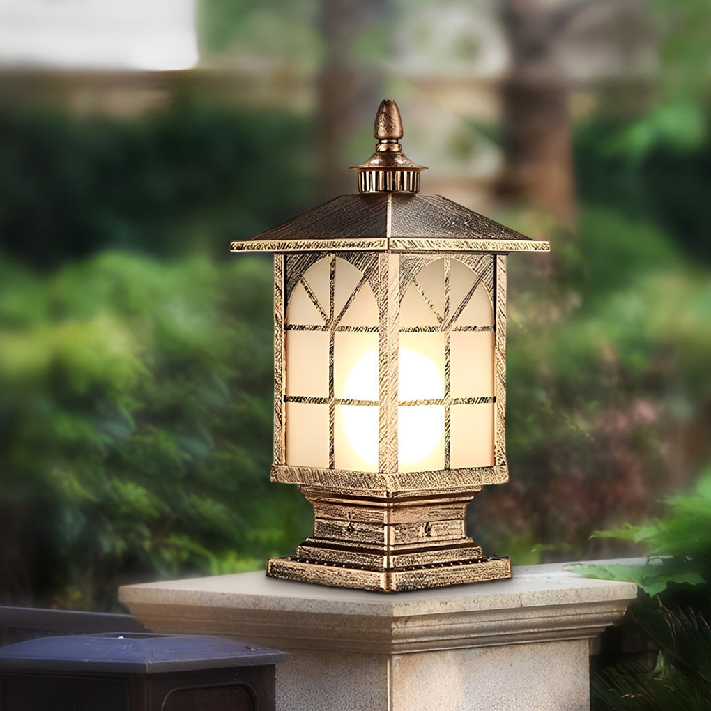 Modern Outdoor Fence Post Light Waterproof Pillar Lamp