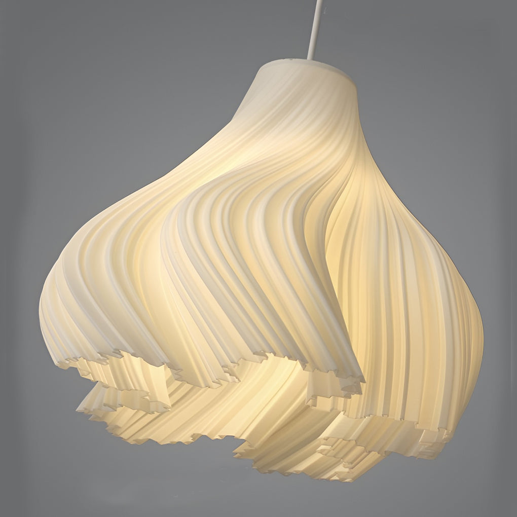 Modern 3D Printed Pendant Light – Nordic Sculptural Design – 16W