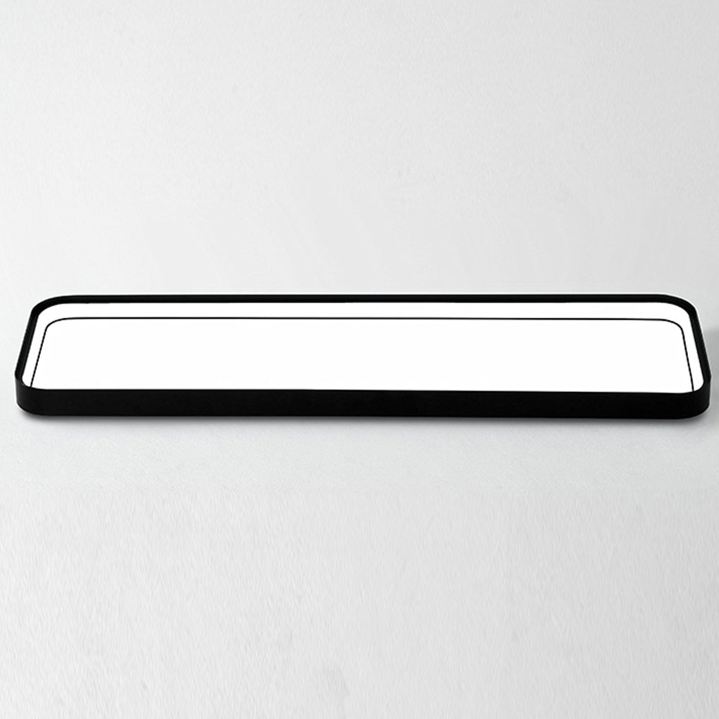 18" Rectangular LED Flush Mount Ceiling Light with Remote Control